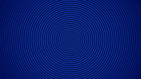 Dark blue abstract background with circle line pattern as the main element.のイラスト素材