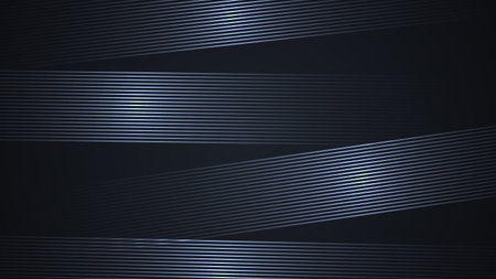 Simple black abstract background with lines as the main element.のイラスト素材