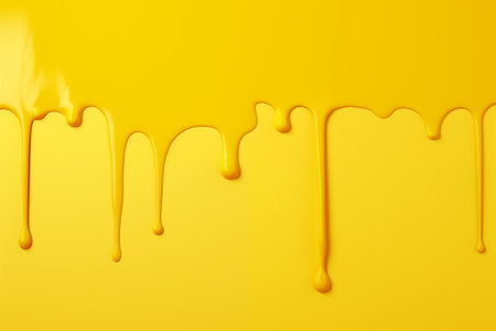 Light yellow background with yellow dripping down. Generative AIの素材