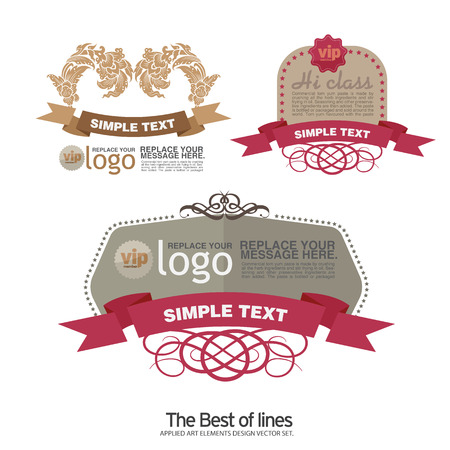 Vector - design elements and page decoration - lots of useful elements to embellish your layoutのイラスト素材