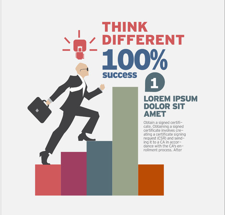 I think that is the way to success.のイラスト素材