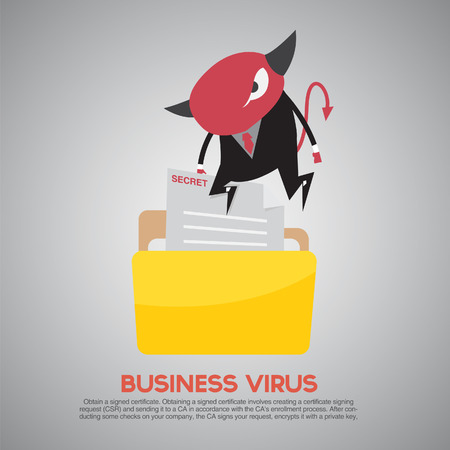 Hacker activity computer and e-mail spam viruses bank account hacking flat icons set isolated vector illustrationのイラスト素材