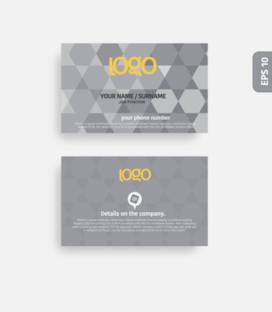 Modern business card template.のイラスト素材