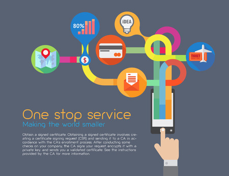 design for quick communicationのイラスト素材