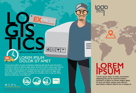 Brochure Design Templates. Character design and illustrator, poster,のイラスト素材