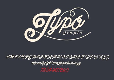 TYPOGRAPHY Design font for you.のイラスト素材