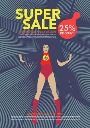 Women are powerful. And I spread out the background. Use as posters, brochures, gift Wash cherries, cover.のイラスト素材