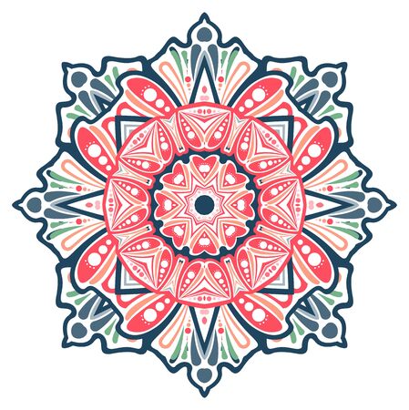 vector mandala elements.Vintage decorative elements.のイラスト素材