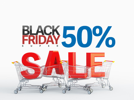 sale banner template design. 3d render and illustration.の写真素材
