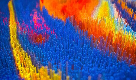 abstract background and banner. architecture banner background. 3d illustration and 3d renderring.の写真素材