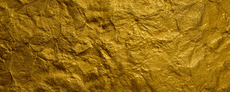 Gold concept light background and texture. 3d render and illustration.の写真素材