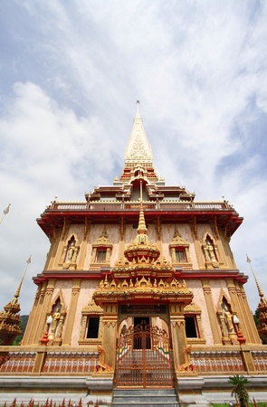 CHAITHARAM Temple Phuket Thailandの写真素材