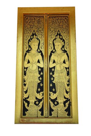 beautiful Thai style templeのeditorial素材
