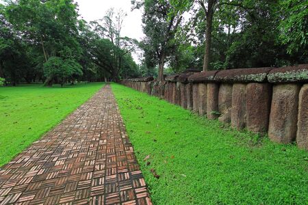 Old road in the Ancient townの写真素材