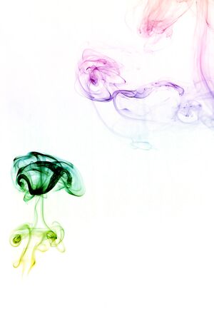Colorful Rainbow Smokeの写真素材