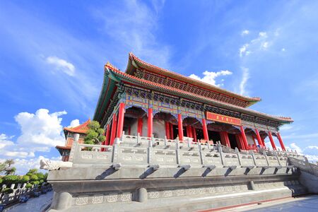 Chinese temple in Thailandの写真素材