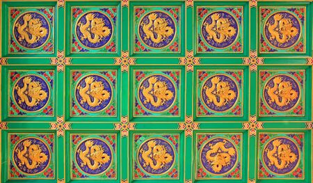 Dragon Chinese textureの写真素材