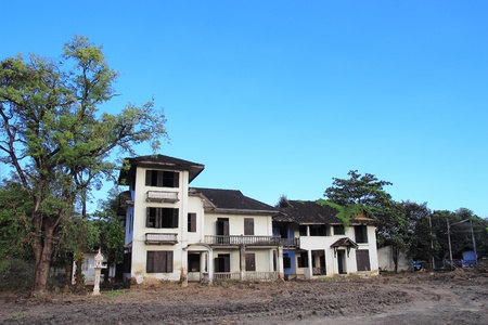 Abandoned old houseの写真素材