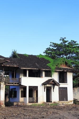 Abandoned old houseの写真素材