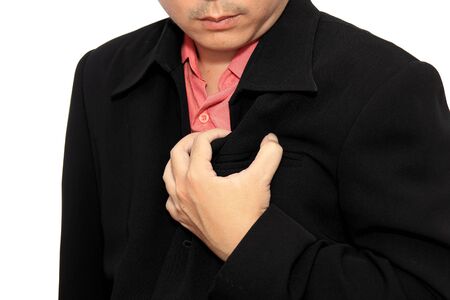 businessman heart attack の写真素材