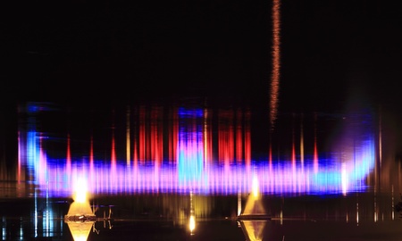 Light Boat in Lantern Festival or Yee Peng Festival, Chiangmai Thailand.のeditorial素材