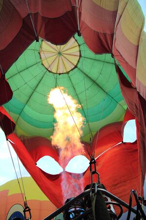 Hot air balloonの写真素材
