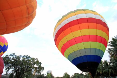 Hot air balloonの写真素材