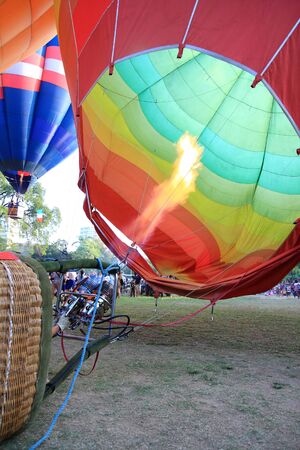 Hot Air Balloon burnersの写真素材