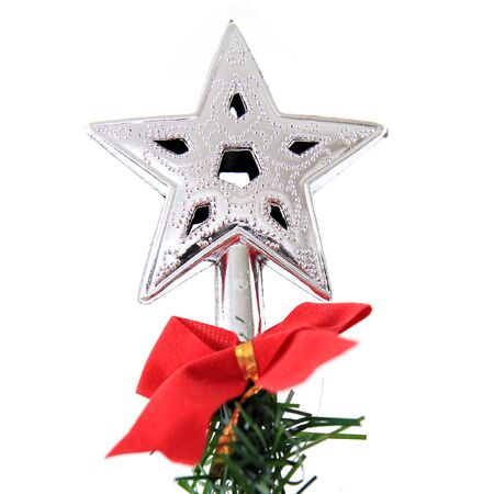 Decorated on Christmas treeの写真素材