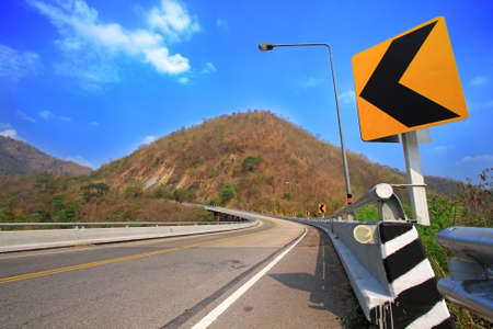 Road on high mountain