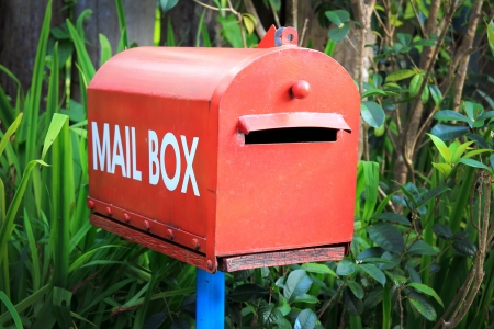 Mail Box in the natureの写真素材