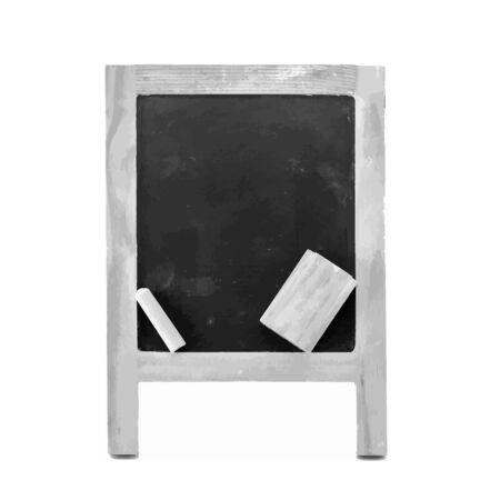 Gray empty black boardのイラスト素材