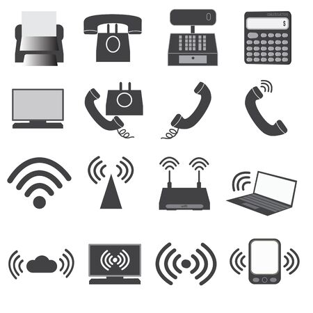communication icons のイラスト素材