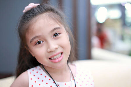 beautiful little girlの写真素材