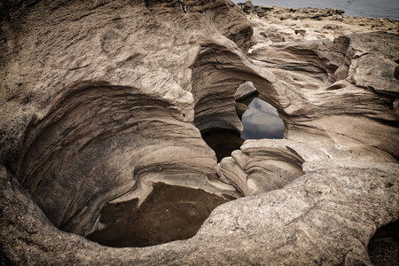 Sam Phan Bok - The Grand Canyon of Thailandの写真素材