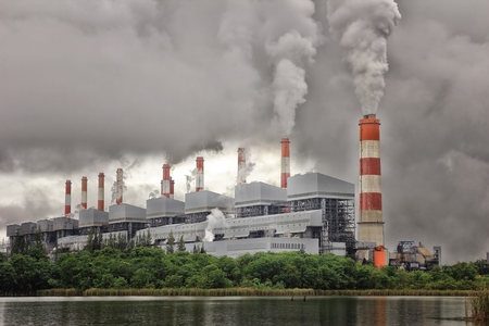 Coal power plantの写真素材