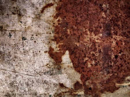 Old metal iron rust texture background