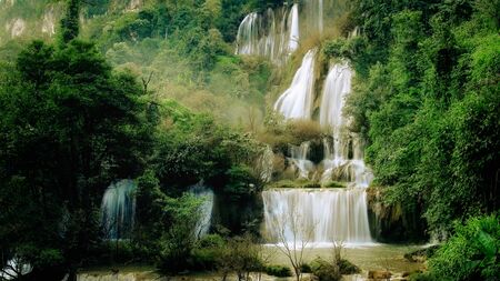 TEE LOR SU WATERFALLの写真素材