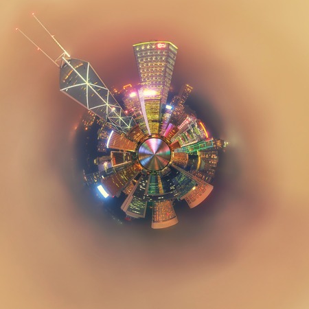 planet of hong kongの写真素材