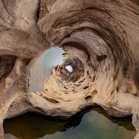 Sam phan bok famous place in ubon ratchathaniの写真素材