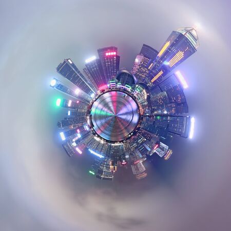 planet of hong kongの写真素材