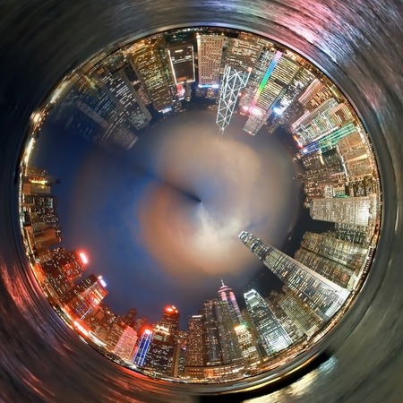 planet of hong kongの写真素材
