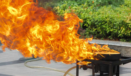 blured image of leaking fire from gas tank that is dangerous,damage,