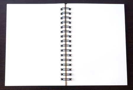 The center of textbook white paperの写真素材