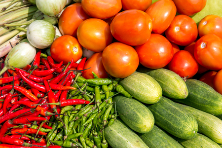 Vegetables backgroundの写真素材