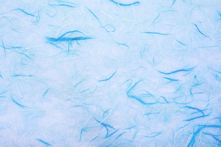 Blue mulberry paper texture background.Old paper backgroundの写真素材