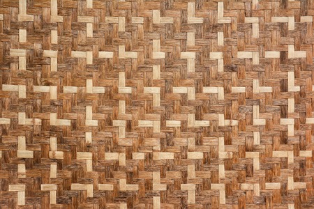 Woven bamboo texture background.Weave bamboo texture backgroundの写真素材