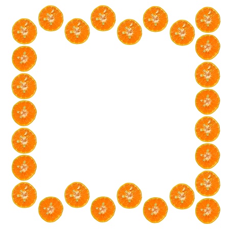 Background from orange slicesの写真素材
