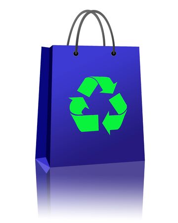 Shopping Bag recycle の写真素材