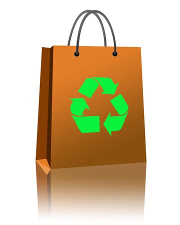 Shopping Bag recycle の写真素材